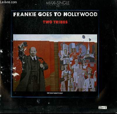 DISQUE VINYLE MAXI 45T. TWO TRIBES / WAR.