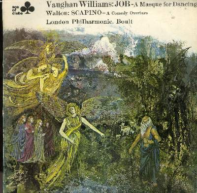 DISQUE VINYLE 33T / JOB A MASQUE FOR DANCING / SCAPINO A COMEDY OVERTURE / LONDON PHILHARMONIC ORCHESTRA DIRIGE PAR SIR ADRIAN BOULT