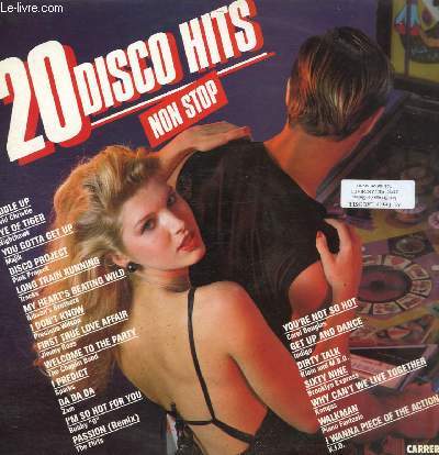 DISQUE VINYLE 33T SADDLE UP, EYE OF TIGER, YOU GOTTA GET UP, DISCO PROJECT, LONG TRAIN BUNNIG, MY HEART'S BEATING WILD, I DON'T KNOW, FIRST TRUE LOVE AFFAIR, WELCOME TO THE PARTY, I PREDICT, DA DA DA, PASSION.