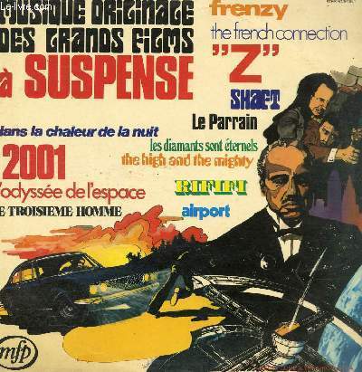 DISQUE VINYLE 33T 2001-ODYSSEE DE L4ESPACE, LE PARRAIN, THE FRENCH CONNECTION, RIFIFI, 