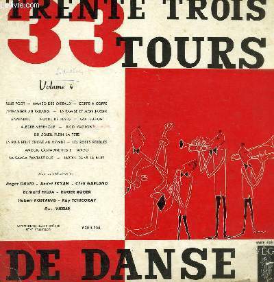 DISQUE VINYLE 33T 33 TOURS DE DANSE.