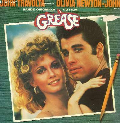 DISQUE VINYLE 33T DISQUE 1: GREASE, SUMMER NIGHTS, HOPEKESSLY DEVOTED TO YOU, BEAUTY SCHOOL DROP-OUT, GREASED LIGHTNIN', ALONE AT THE DRIVE-IN MOVIE, BLUE MOON. DISQUE 2: THOSE MAGIC CHANGES, HOUND DOG, BORN TO HAND JIVE, TEARS ON MY PILLOW, MOONING....