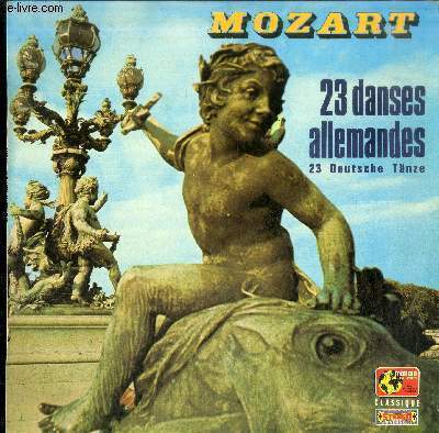 DISQUE VINYLE 33T 23 DANSES ALLEMANDES(23 DEUTSCH TNZE)- cOLLEGIUM MUSICUM DE PARIS, DIRECTION SERGE BAUDO