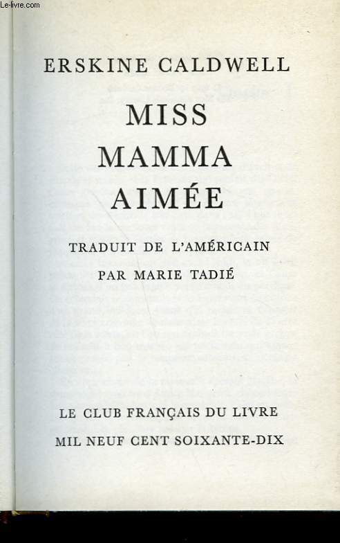 MISS MAMMA AIMEE.