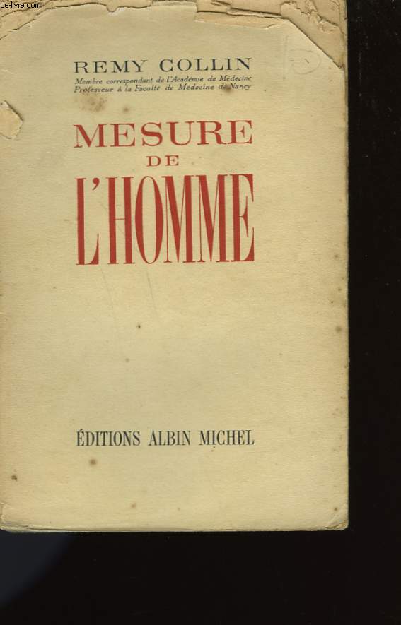 MESURE DE L'HOMME.