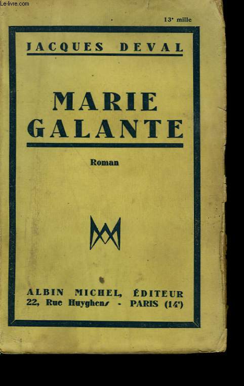 MARIE GALANTE.