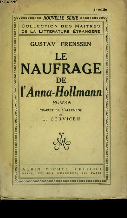 LE NAUFRAGE DE L'ANNA - HOLLMANN.