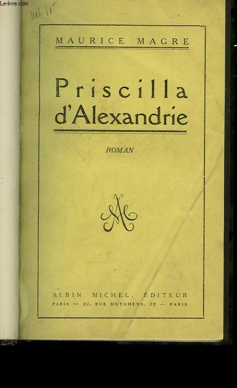 PRISCILLIA D'ALEXANDRIE