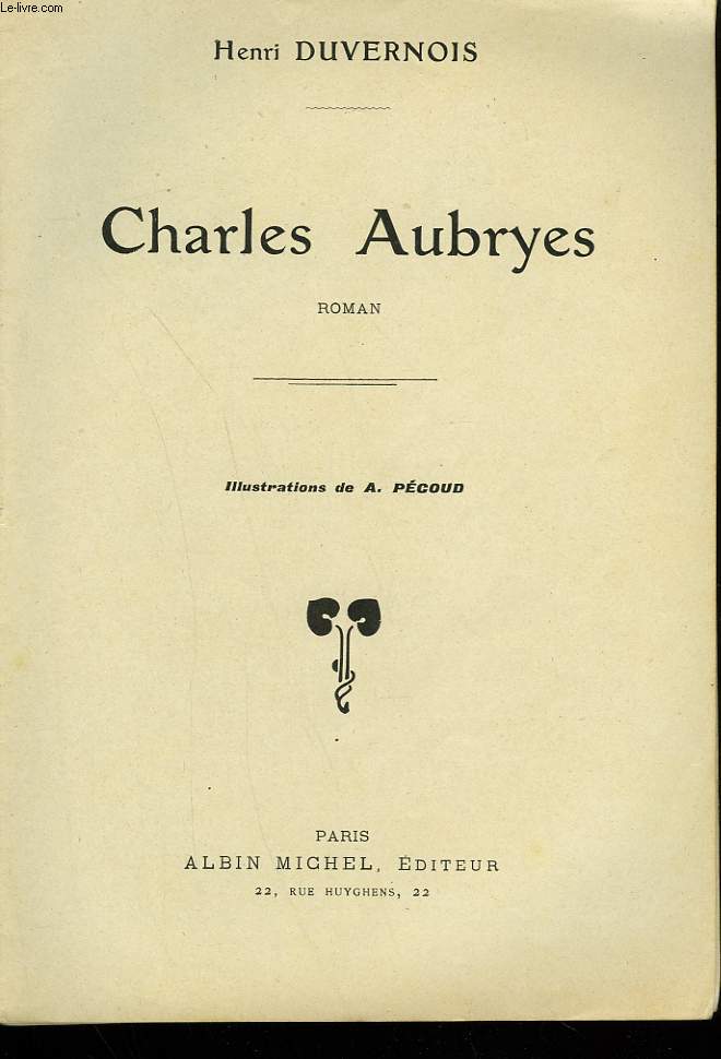 CHARLES AUBRYES.