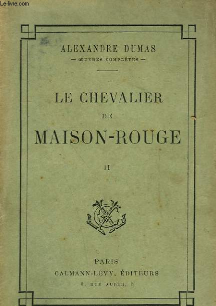 LE CHEVALIER DE MAISON-ROUGE. TOME 2.