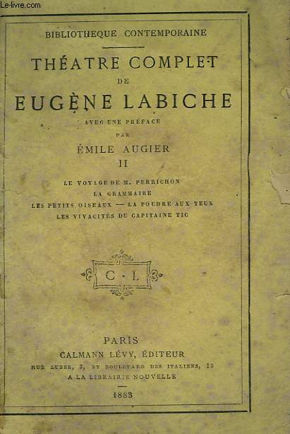 THEATRE COMPLET DE EUGENE LABICHE. TOME 2.