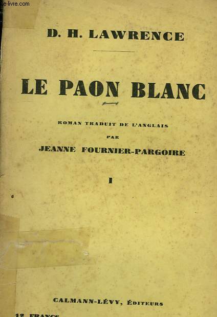 LE PAON BLANC TOME 1.