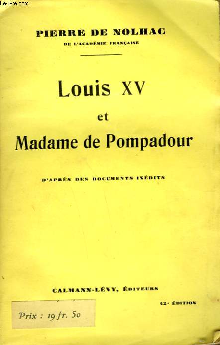 LOUIS XV ET MADAME DE POMPADOUR.