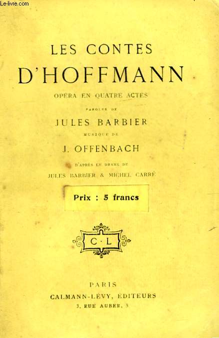 LES CONTES D'HOFFMANN.