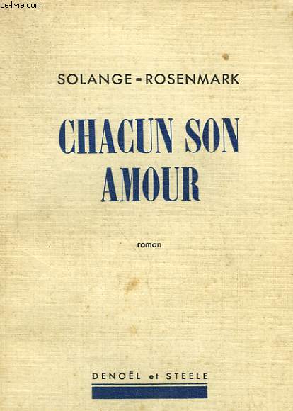 CHACUN SON AMOUR.