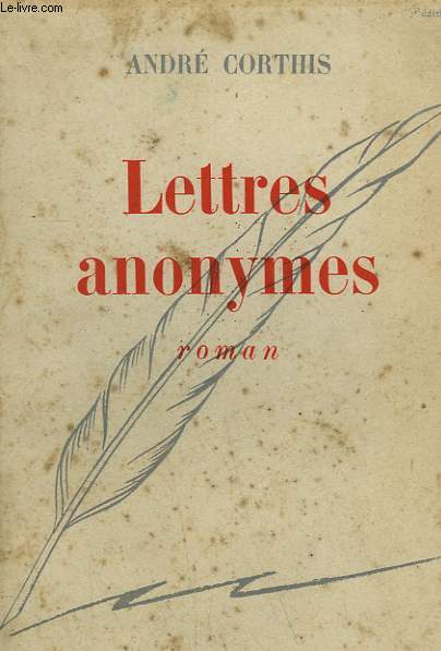 LETTRES ANONYMES.
