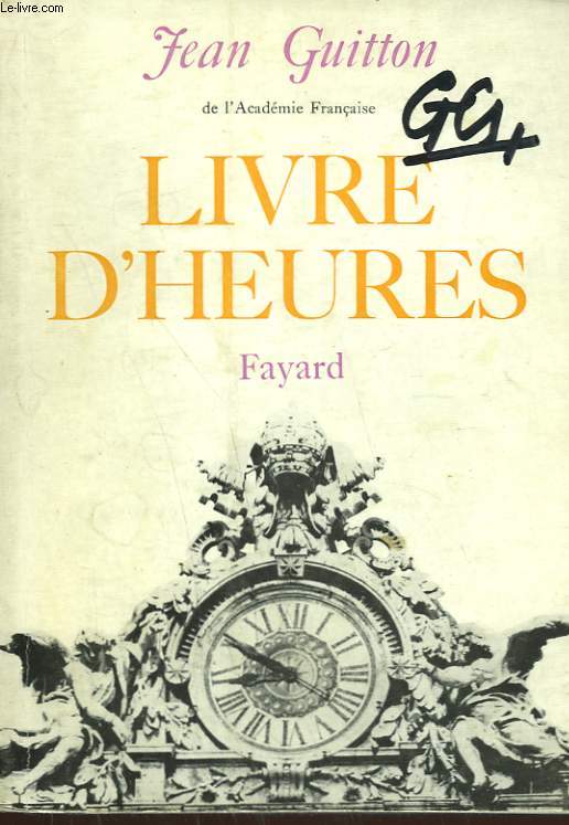 LIVRE D'HEURES.