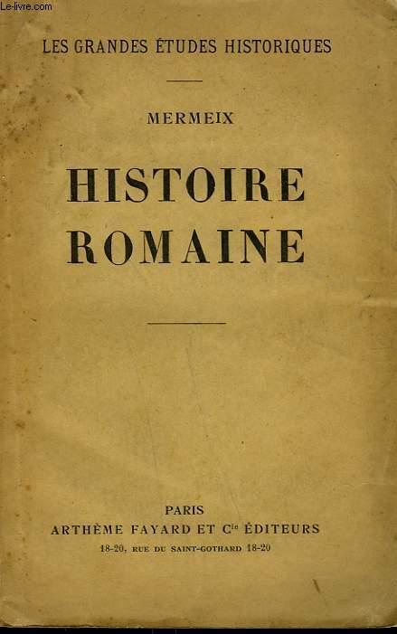 HISTOIRE ROMAINE.