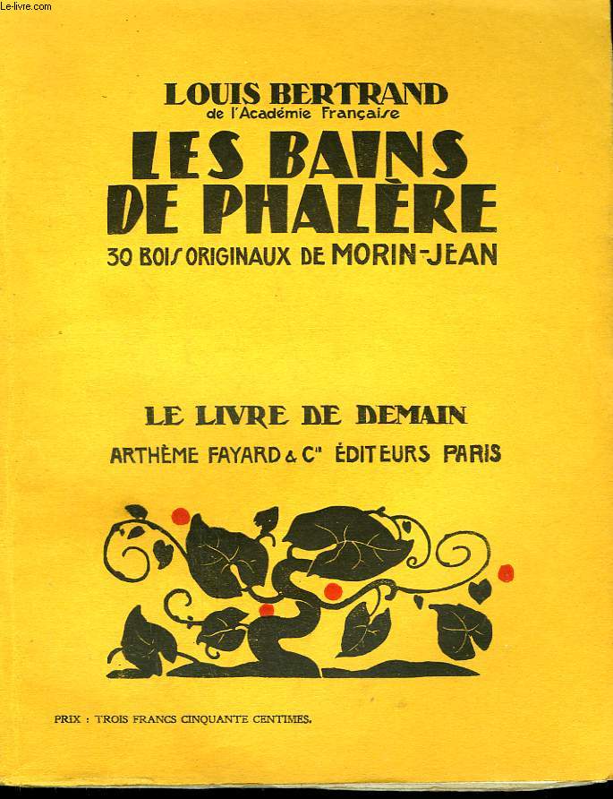 LES BAINS DE PHALERE. 30 BOIS ORIGINAUX DE MORIN - JEAN. LE LIVRE DE DEMAIN N 74.
