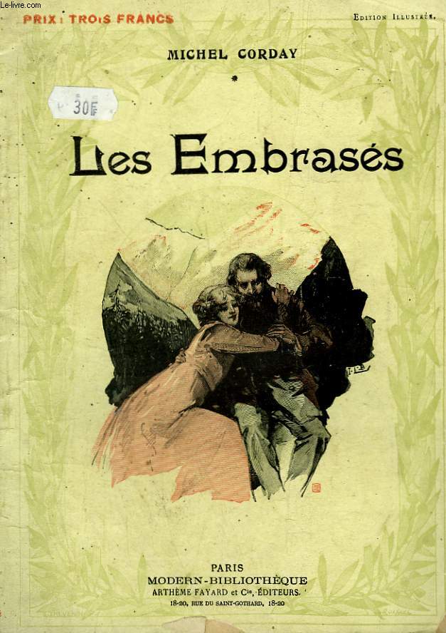LES EMBRASES. COLLECTION MODERN BIBLIOTHEQUE.