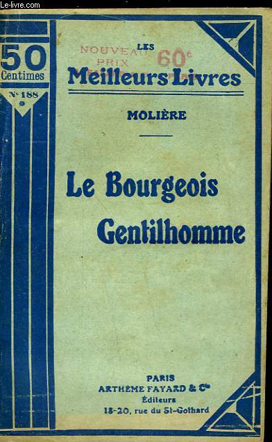 LE BOURGEOIS GENTILHOMME