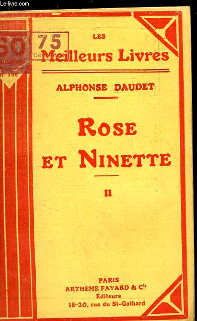 ROSE ET NINETTE - MOEURS DU JOUR - TOME 2