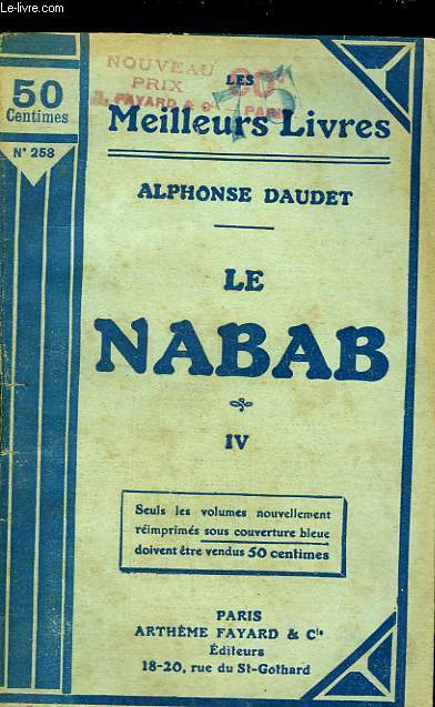 LE NABAB - MOEURS PARISIENNE - TOME 4