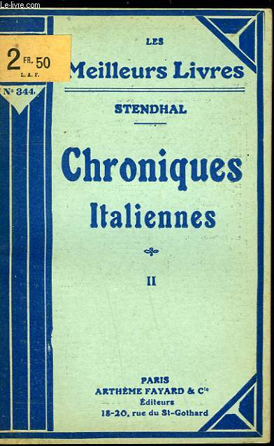 CHRONIQUES ITALIENNES - TOME 2