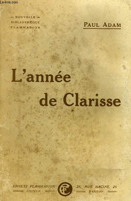 L'ANNEE DE CLARISSE.