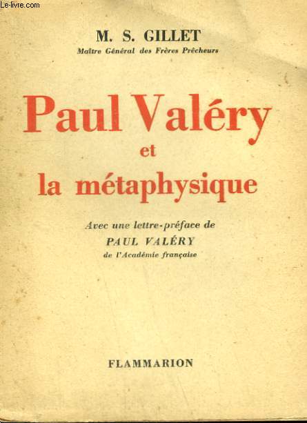 PAUL VALERY ET LA METAPHYSIQUE.