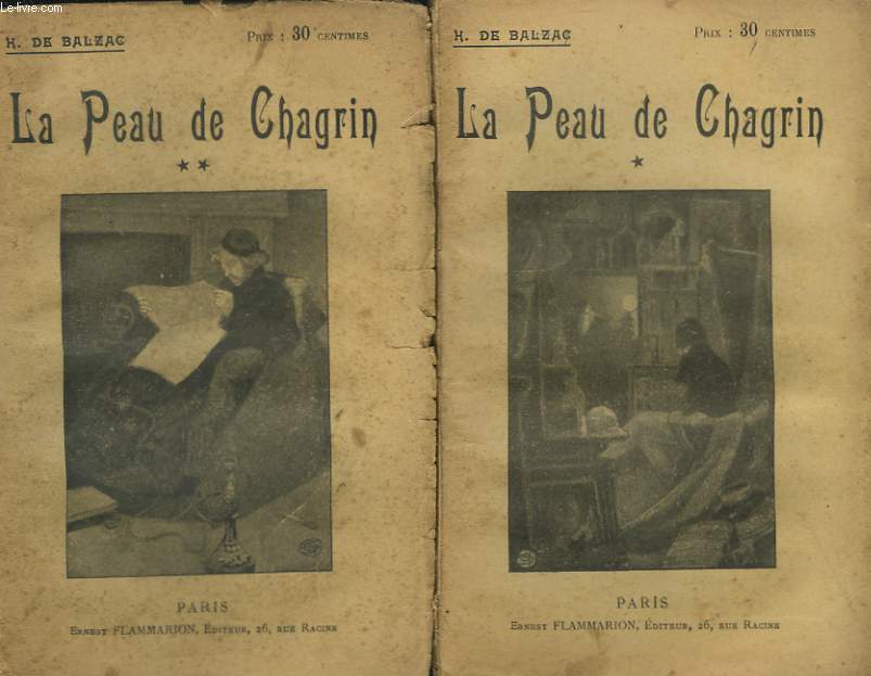 LA PEAU DE CHAGRIN. EN 2 TOMES. COLLECTION : OEUVRES DE BALZAC.