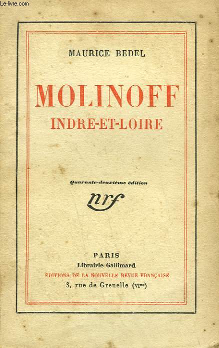 MOLINOFF. INDRE ET LOIRE.