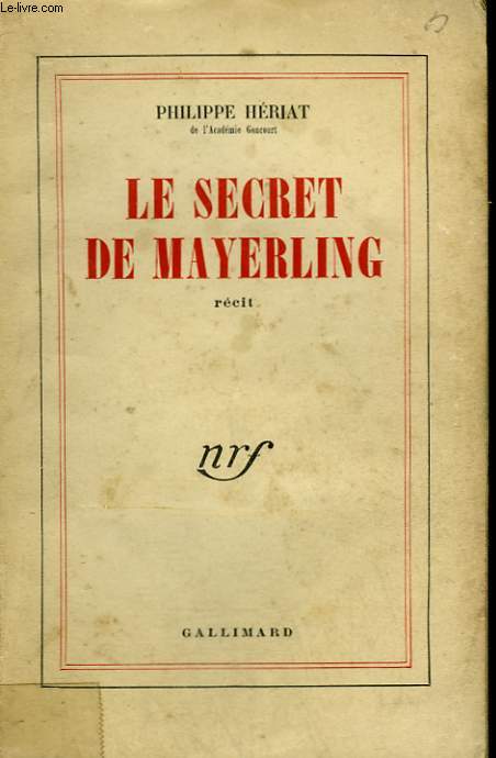 LE SECRET DE MAYERLING.