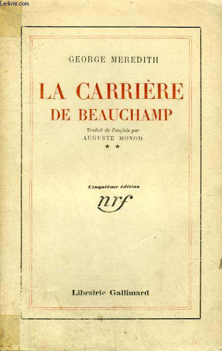 LA CARRIERE DE BEAUCHAMP. TOME 2.