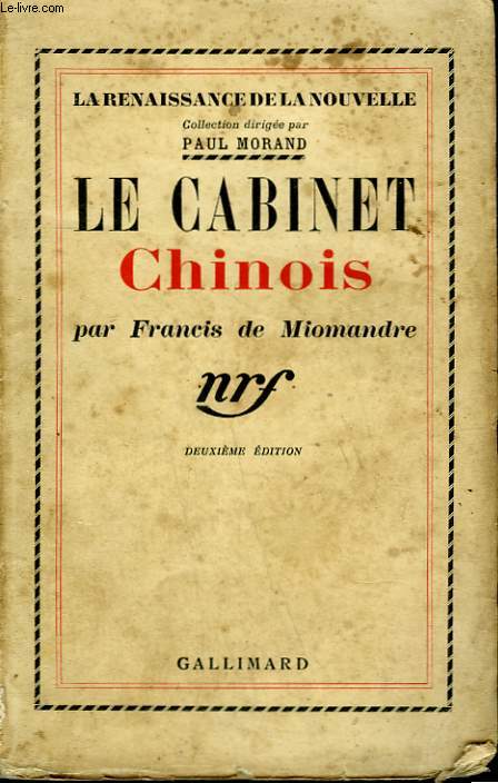LE CABINET CHINOIS.
