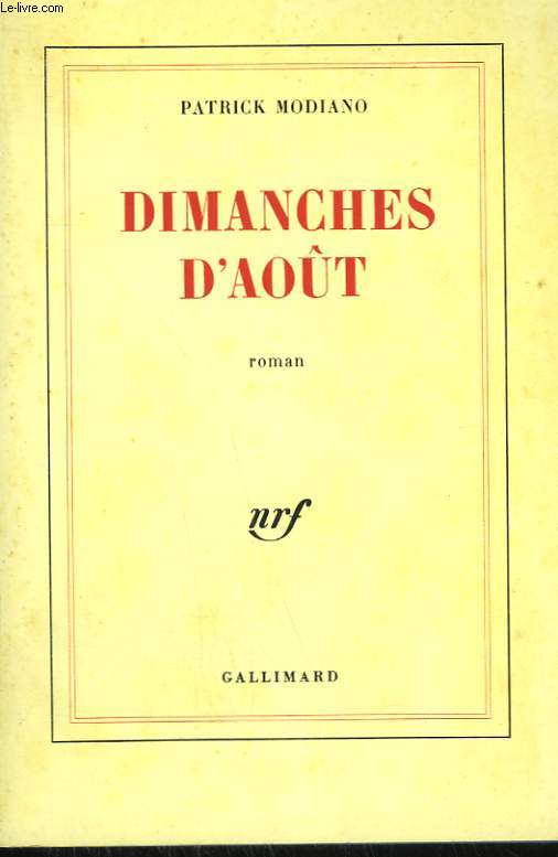 DIMANCHES D'AOUT.