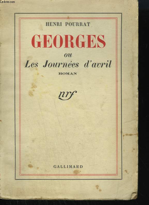 GEORGES OU LES JOURNEES D'AVRIL.