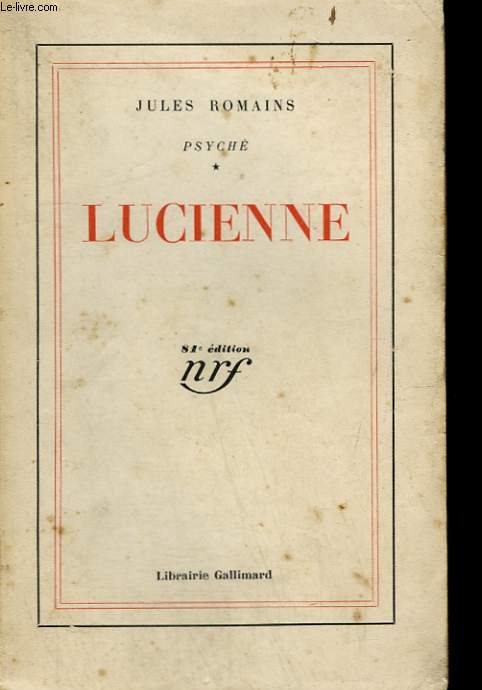 PSYCHE TOME 1 : LUCIENNE.