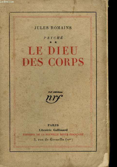 PSYCHE TOME 2 : LE DIEU DES CORPS.