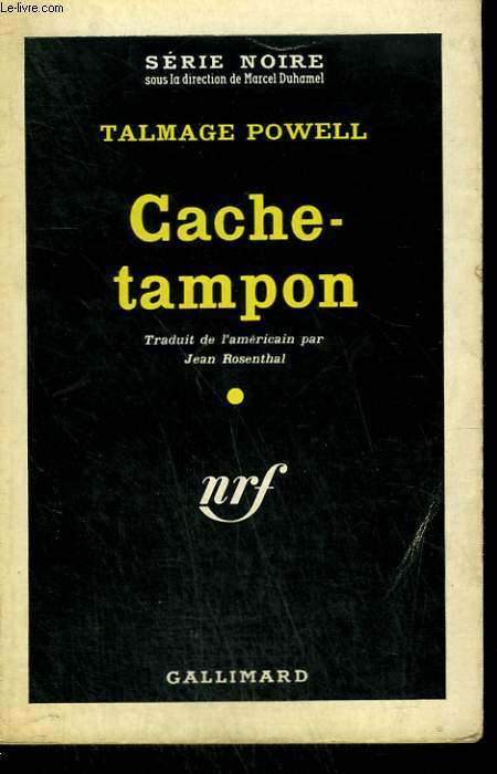 CACHE-TAMPON. ( THE SMASHER ). COLLECTION : SERIE NOIRE N 575