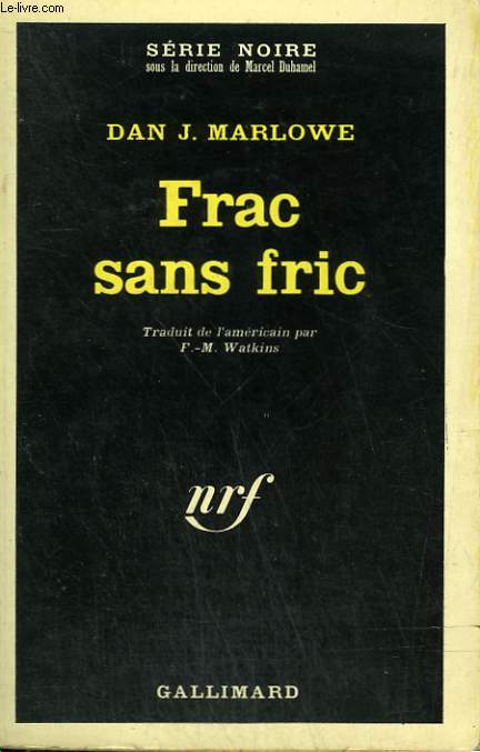 FRAC SANS FRIC. COLLECTION : SERIE NOIRE N 1151