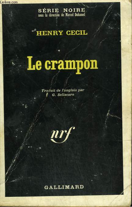 LE CRAMPON. COLLECTION : SERIE NOIRE N 1184
