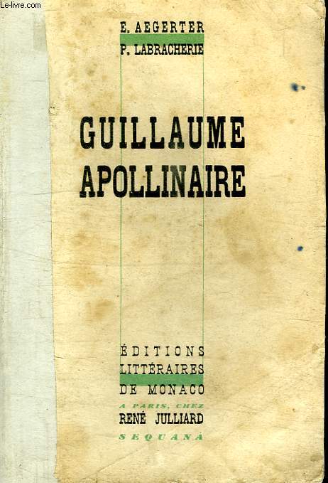 GUILLAUME APOLLINAIRE.