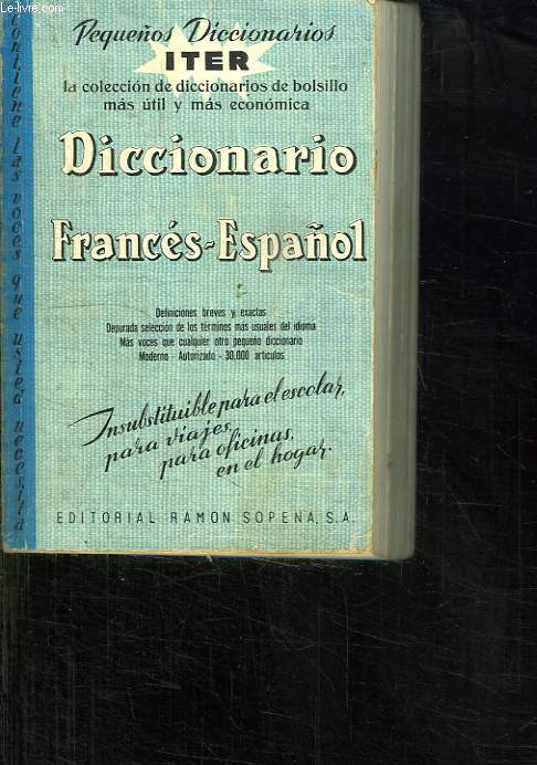 DICCIONARIO FRANCES ESPANOL.