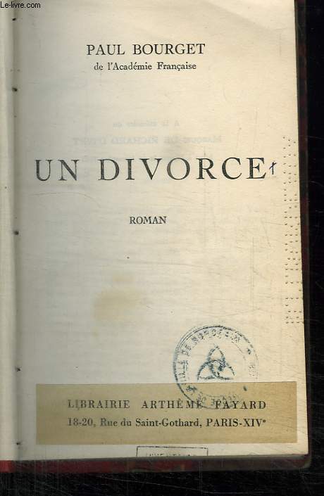 UN DIVORCE.