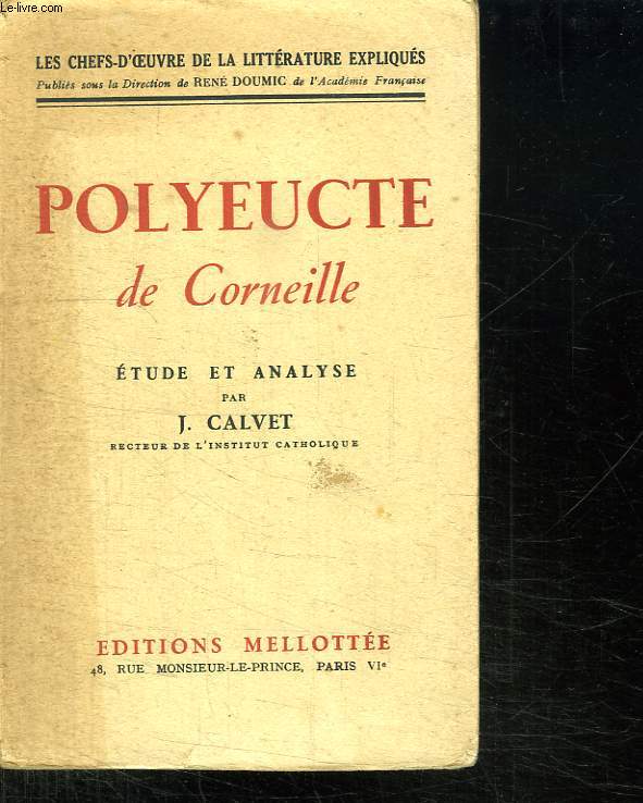 POLYEUCTE DE CORNEILLE.