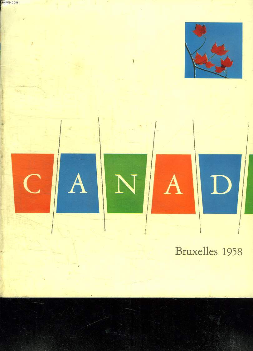 CANADA. BRUXELLES 1958.