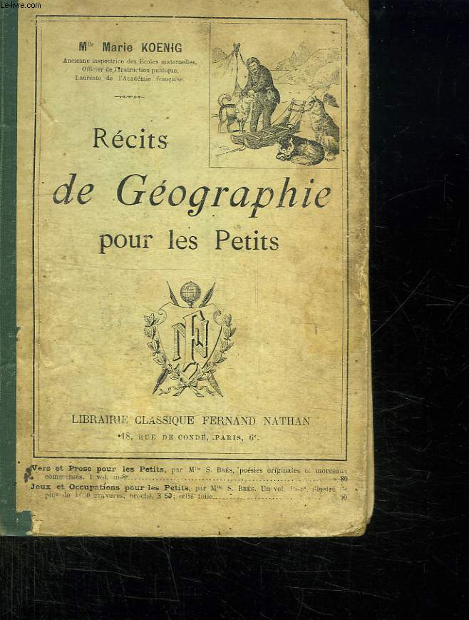RECITS DE GEOGRAPHIE POUR LES PETITS.