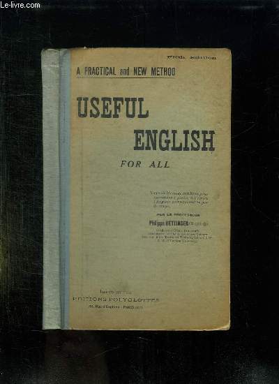 USEFUL ENGLISH FOR ALL. A PRATICAL AND NEW METHOD.