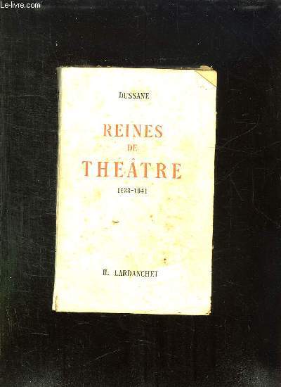 REINES DE THEATRE 1633 - 1941.